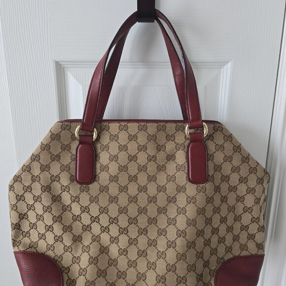 Pre-owned Gucci GG Monogram Tote Shoulder Bag - Picture 2 of 6